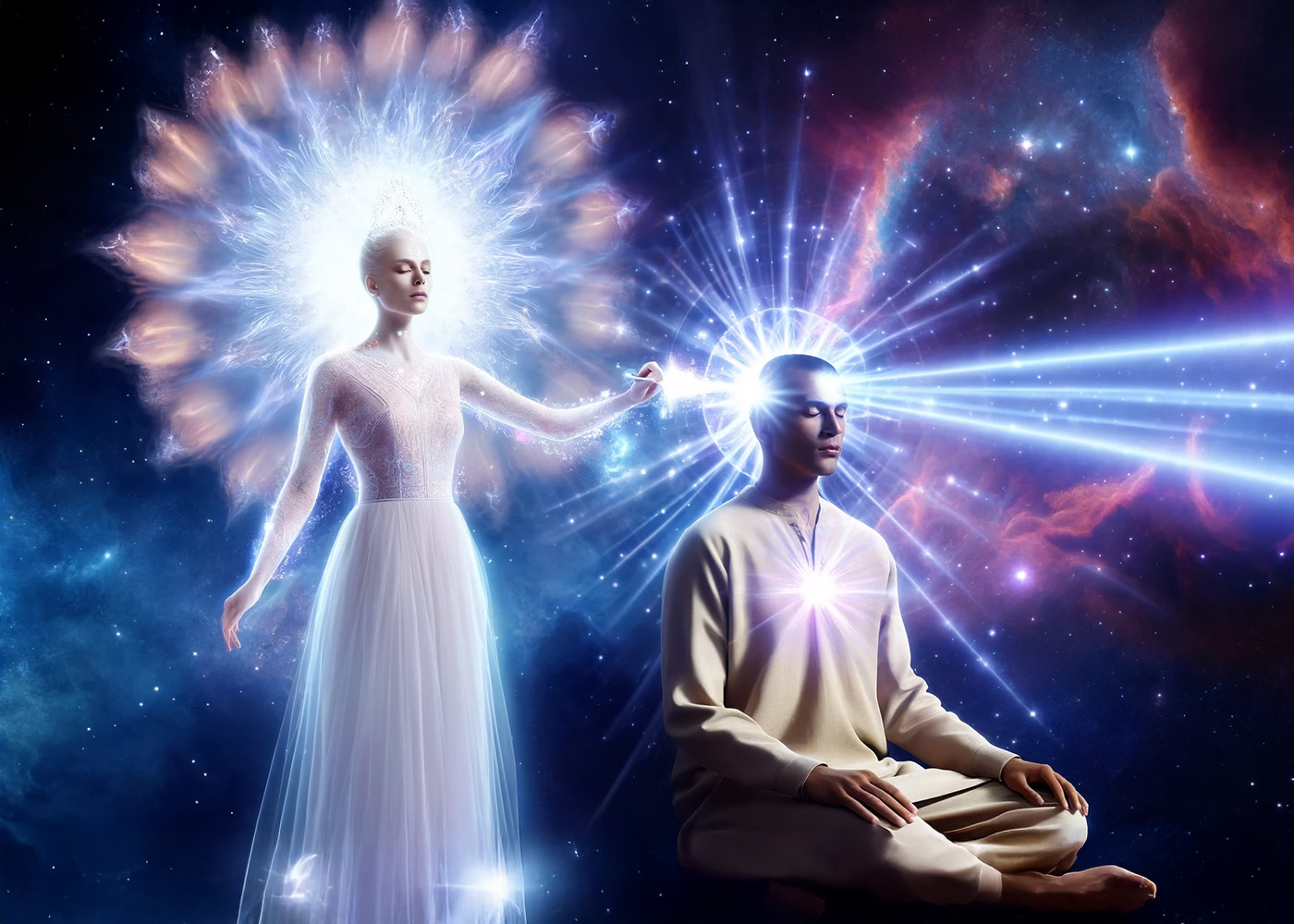 Chakra alignment in cosmic background